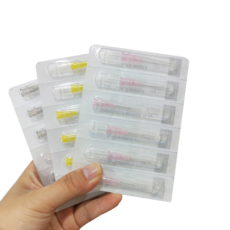 Painless Small Needle 30G/31G/32G/34G 4mm 1.5mm 2.5mm Disposable Packaged for teeth Sterile Needle Eyelid Tool Parts