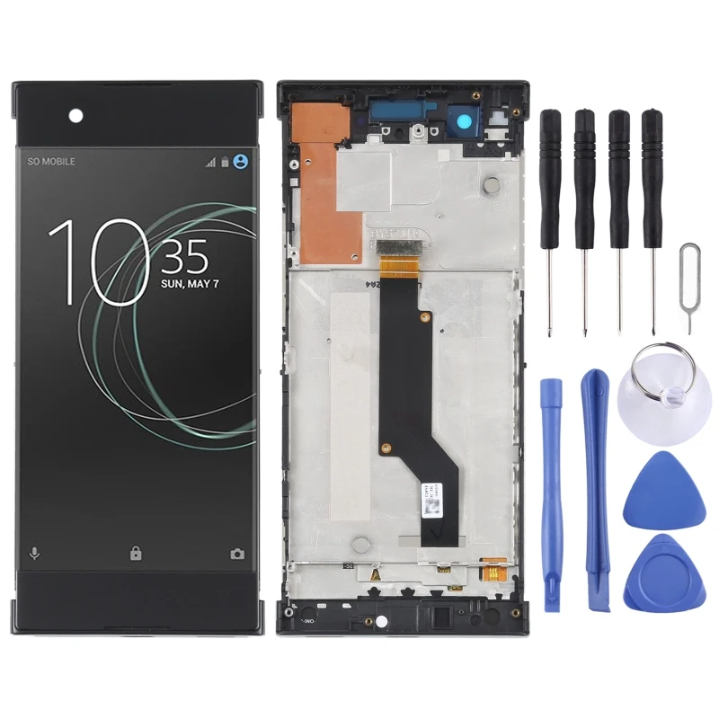 Оригинальный ЖК-экран для Sony Xperia XA1 G3116 дигитайзер полная сборка с рамкой