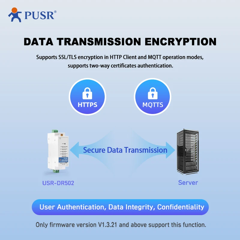 Cat Soquete de Modem Celular Protocolo de Distribuição Pusr Gsm Gprs Serial Rs485 4g Lte Europa Usr-dr502-e - Imagem 3