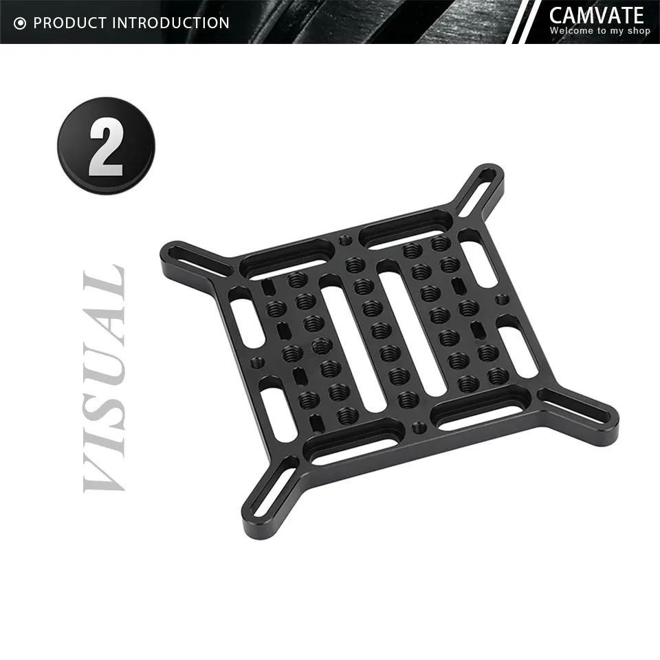 Multipurpose Cheese Plate with 75 x 75mm & 100 x 100mm VESA Mount For Monitor Br