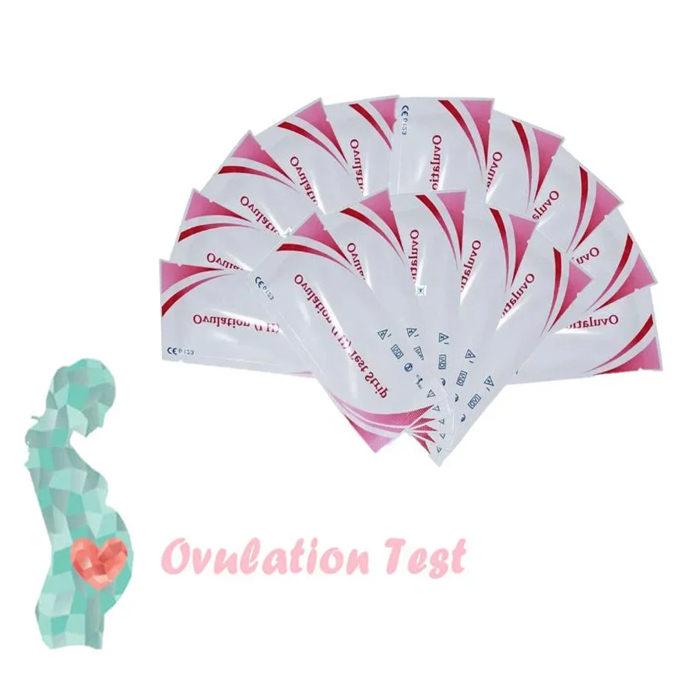 Ovulation Test Strips 60Pcs LH Household Urine Test Over 99% Accuracy Test Kit Pregnancy First Response