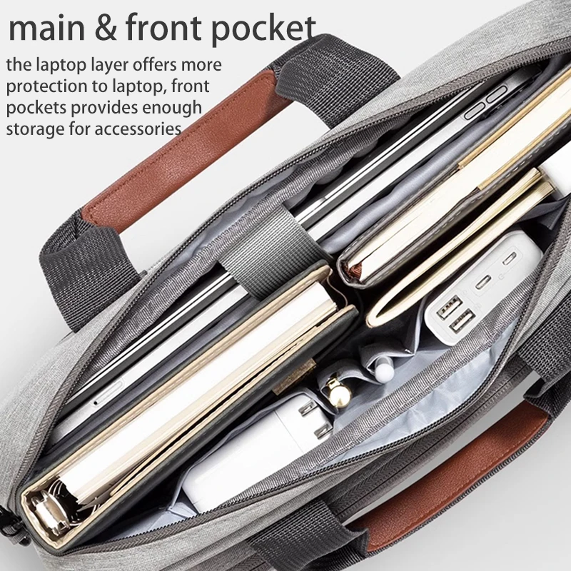 Laptop Bolsa 13.3 14 15.6 Polegada para Homens para Macbook Air Pro 13 15 16 hp Huawei Asus Acer Dell Xiaomi Lenovo - Imagem 4
