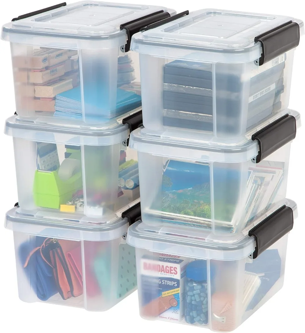 Clear Storage Box - 5 QT - 20 Pack