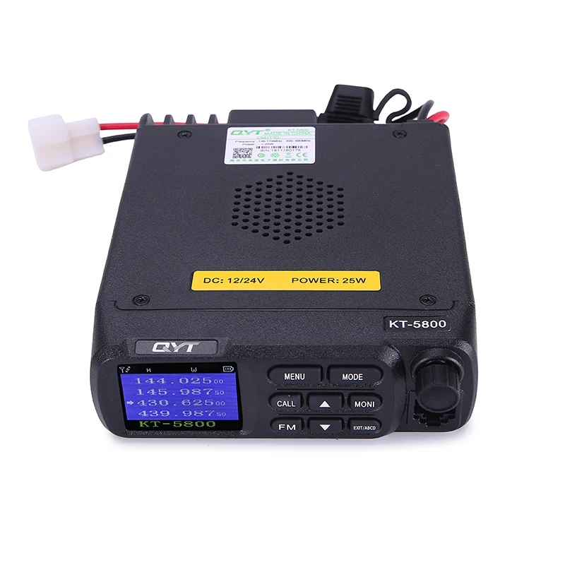 KT-5800 12V/24V  truck dual band mobile transceiver ham radio vehicle dual band