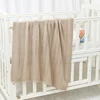 90*70cm Cotton Baby Receiving Blankets for Newborn Girls & Boys Super Soft Dual-Use Crib Nap Stroller Bedding Cradle Quilt Solid 6