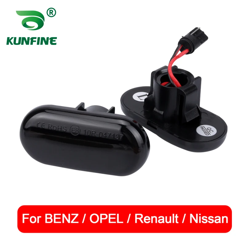 2PCS LED side marker turn light For Renault CLIO I B C57 5 357 CLIO II BB CB ESPACE III JE0 KANGOO C0 1 KANGOO Rapid FC0 1