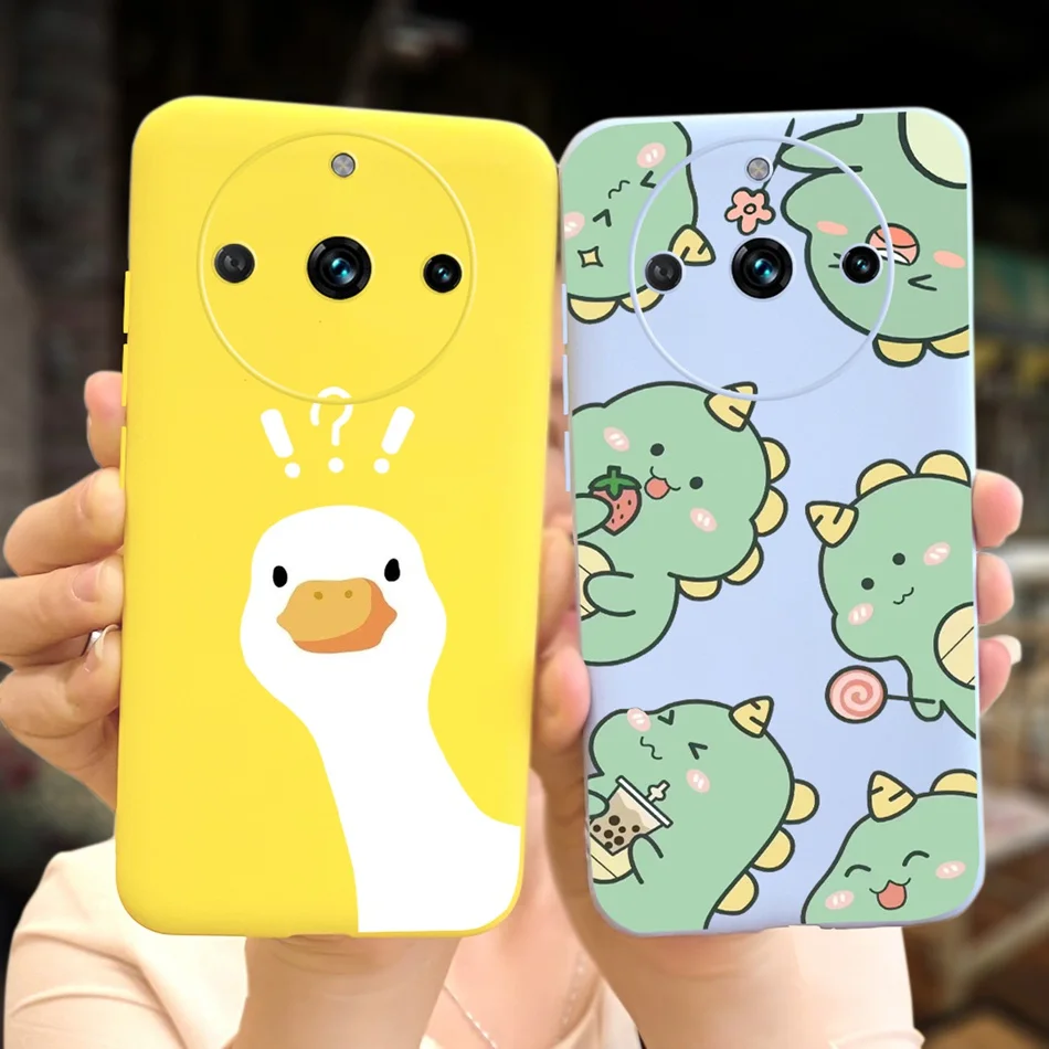 Cute Cat Painted Jelly Silicone Soft Back Cover | 5G Phone Case Bumper