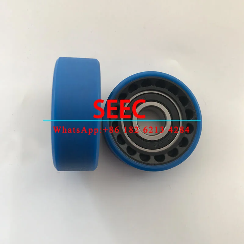 SEEC Escalator Step Roller 70*25*6204 70x25x6204 Blue Wheel D 70mm W 25mm DSA3003965