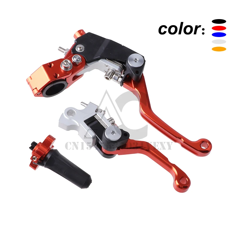 

CNC Save Effort 360 Degrees Folding Brake Clutch Lever For CR CRF YZ YZF EXC SXF XCW KLX KX RMZ Kayo T2 T4 T6 K2 K6 K6R KT250