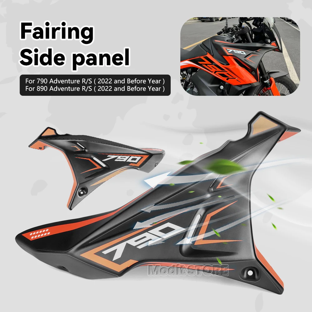

Передняя обтекатель для мотоцикла, боковые панели, Ветрозащита, ветрозащитная панель для 790 890 ADV Adventure R S 2022 и ранее года