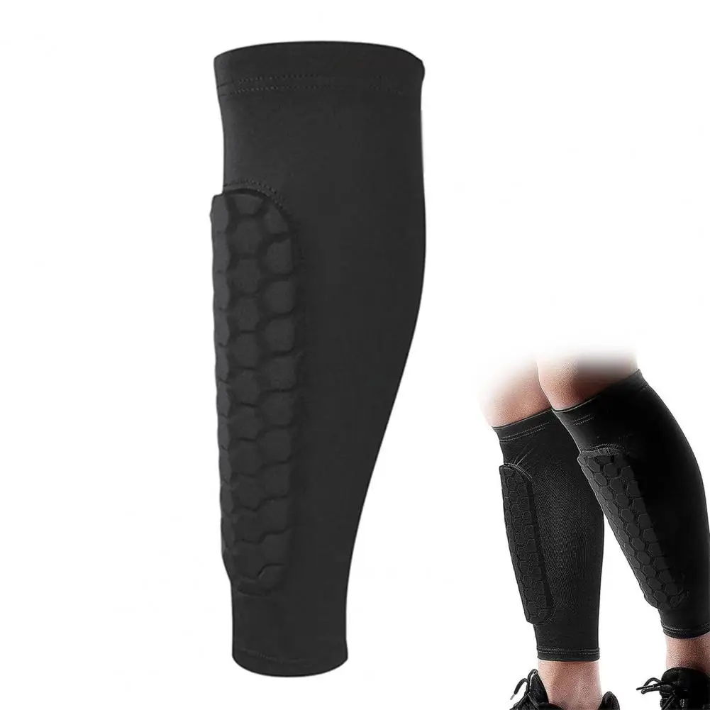 Performance-enhancing Shin Guard Honeycomb Padded Soccer Shin Guard Sleeves for Kids Adults Leg Protection for Football