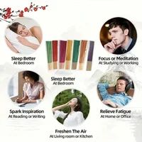 73Pcs Mixed Bamboo Incense Sticks, Fragrance for Home, Office, Yoga, Meditation, Reading & Relaxation