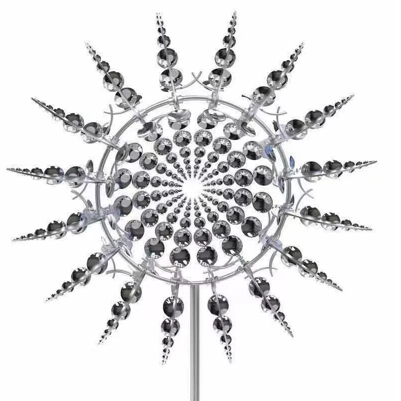 Unique Magical Metal Windmill Outdoor Wind Spinners Wind Collectors Courtyard Patio Garden Decoration Outdoor Indoor windmill toys garden windmill wind spinner