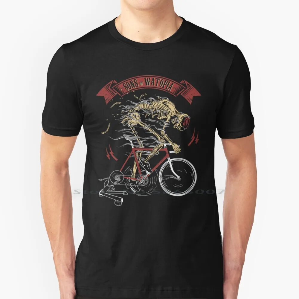 Sons Of Watopia T Shirt Cotton 6XL Watopia Sport Bike Bicycle Zwift