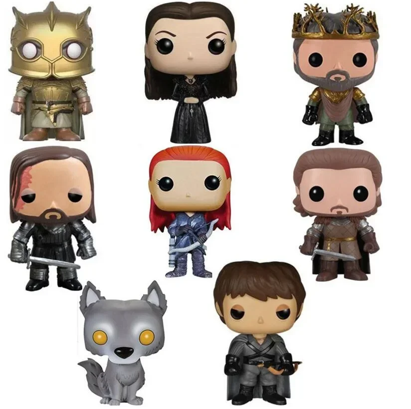 thumbnail image 2 of FUNKO Pop Juego de Trono de Hierro ARYA STARK JON SNOW DAENERYS HOUNDThrones JAIME LANNISTER Renly Lord Figura Colección Modelo Juguetes, 2 of 5