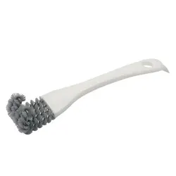 Multifunctional BBQ Grill Cleaning Brush with Scraper Attachment (1pc white)