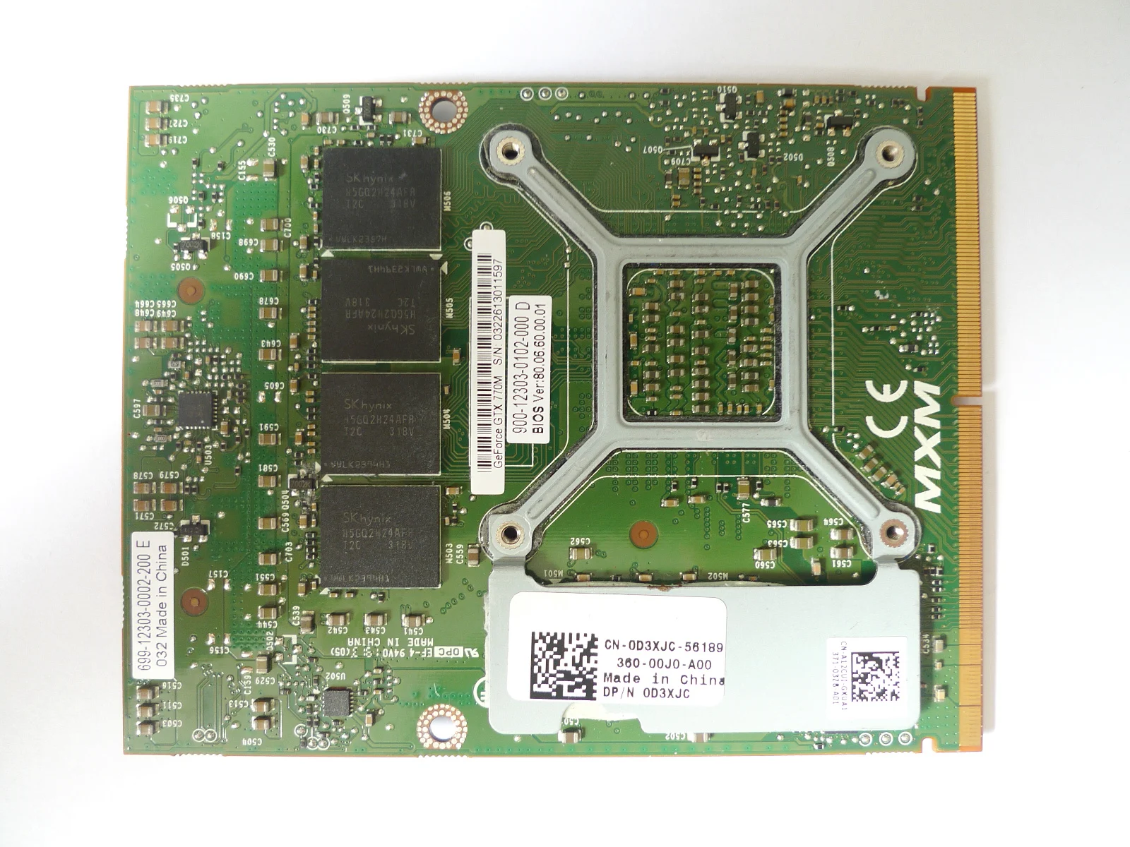 GTX770M GTX 770M N14E-GS-A1 Graphics Video Card For MSI GT60 GT70