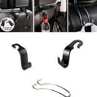 1/2/3/4Pcs Car Seat Back Hook Universal Headrest Hanger Car Accessories Interior Portable Holder Storage for Bag Purse Clothes 1