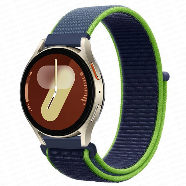 Versatile Nylon Loop Bracelet for Smartwatches - 22mm/20mm Band