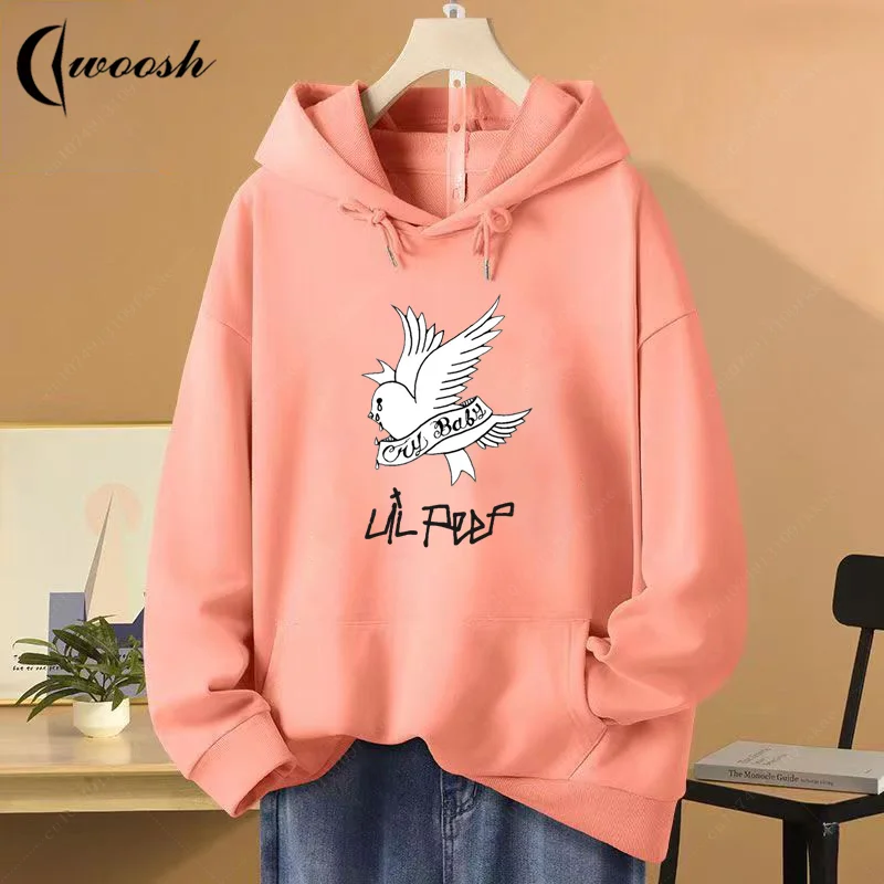 

Lil Peep Hoodies Love Lil.Peep Women Hooded Pullover Sweatershirts Female Cry Baby Hoddie Sweatshirts Free Shipping Sweater Tops