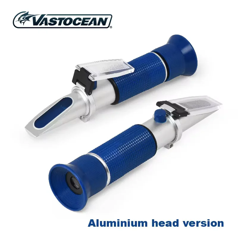 VASTOCEAN Seawater Optical Specific Gravity Salinometer Temperature Replacement Optical Salinometer for Seawater Fish Tanks