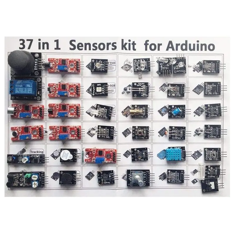【THANKSGIVING DAY】37-In-1 Sensor Module Kit For Arduino MCU - Comprehensive Starter Set For Electronics Enthusiasts image 4