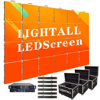 Outdoor 9.84x6.56ft(3x2m) High refresh rate 3840Hz Led Display Screen Turnkey P3.91mm Video Wall Price