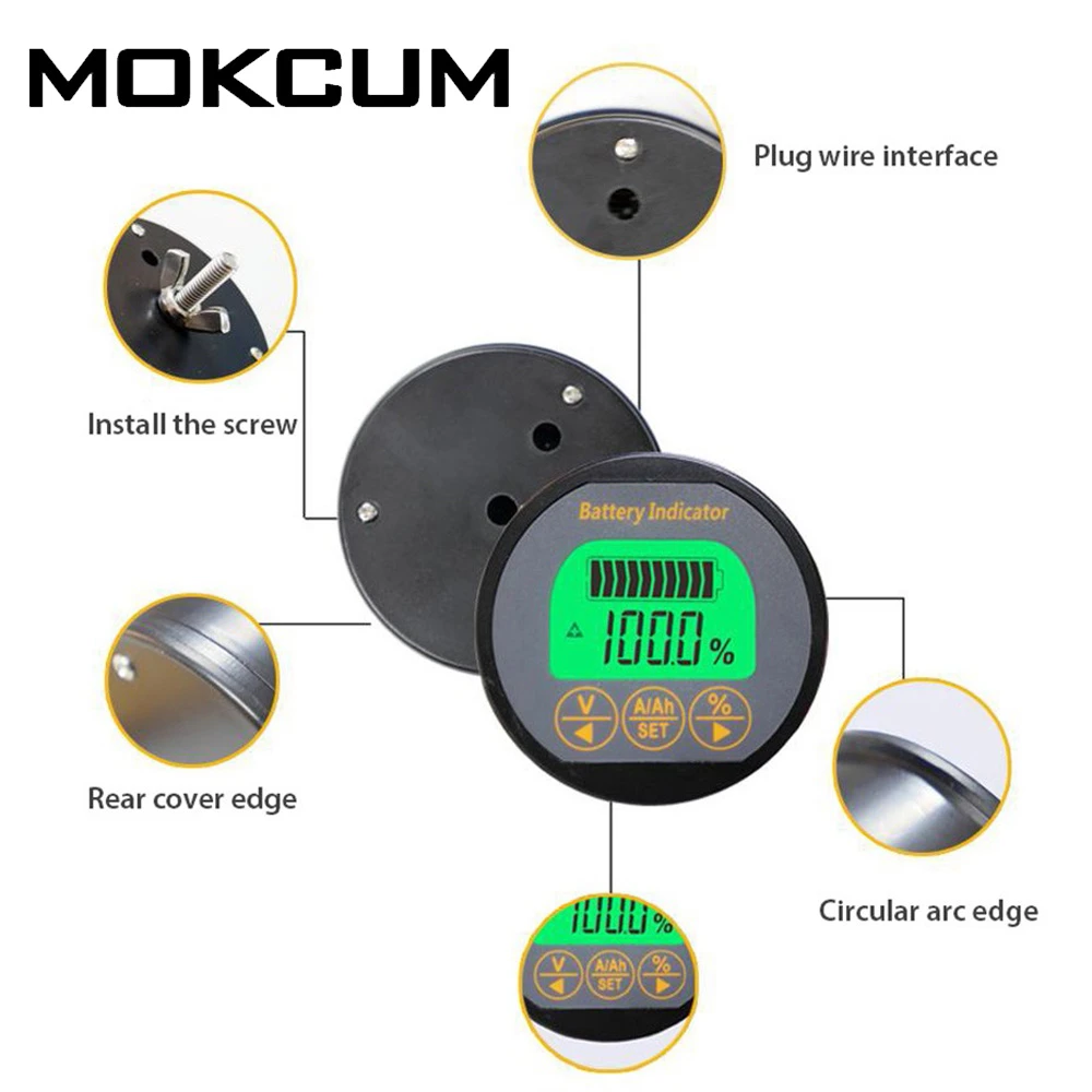 TR16 80V 350A 100A 50A Battery Capacity Monitor for Electric Vehicle
