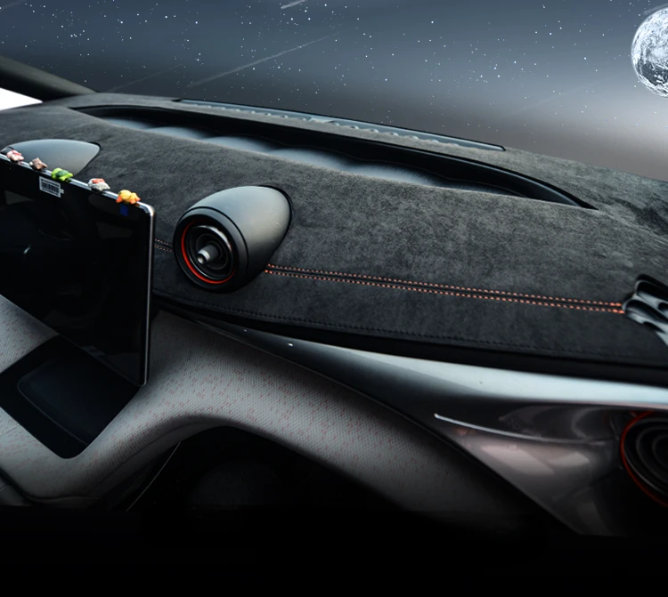 

Подходит для BYD DOLPHIN 2021 2023, замшевая центральная консоль, приборная панель, декоративная подкладка, Солнцезащитный коврик