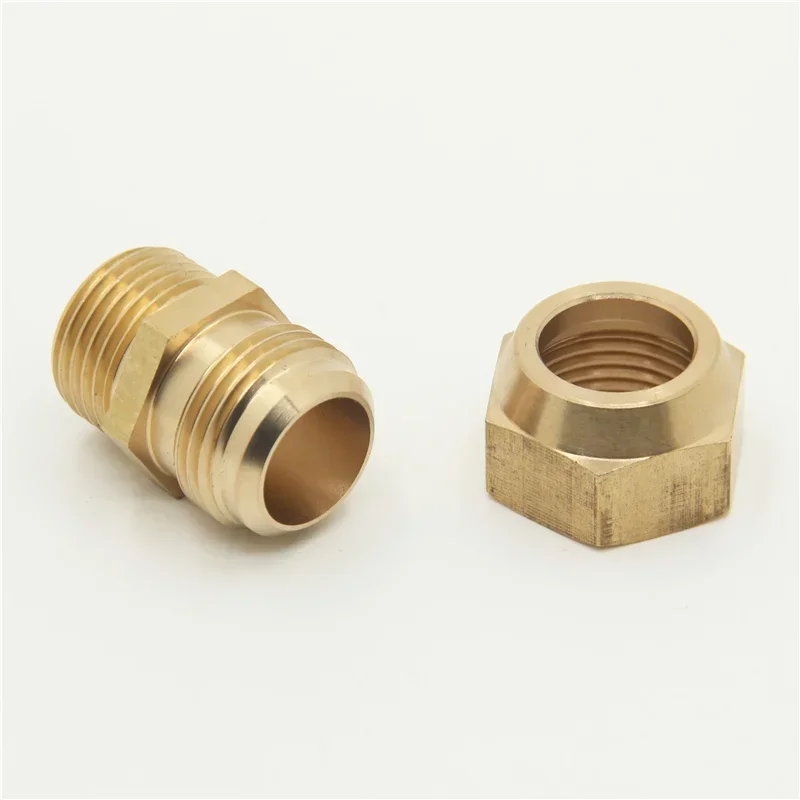 Copper Pipe Fittings 1 / 8 " 1 / 4" 3 8 " 2" External Thread 6mm 8mm 10mm 12mm Air Conditioning Pipe Fittings pipe fitting air conditioner fitting