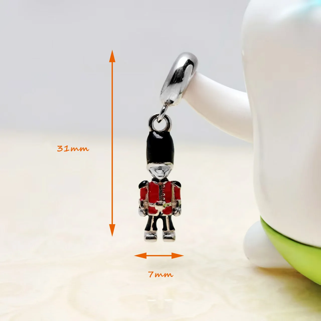 런던 로열 가드 펜던트 참 장식품 여성 남성 DIY 쥬얼리 트렌디한 휴일 선물