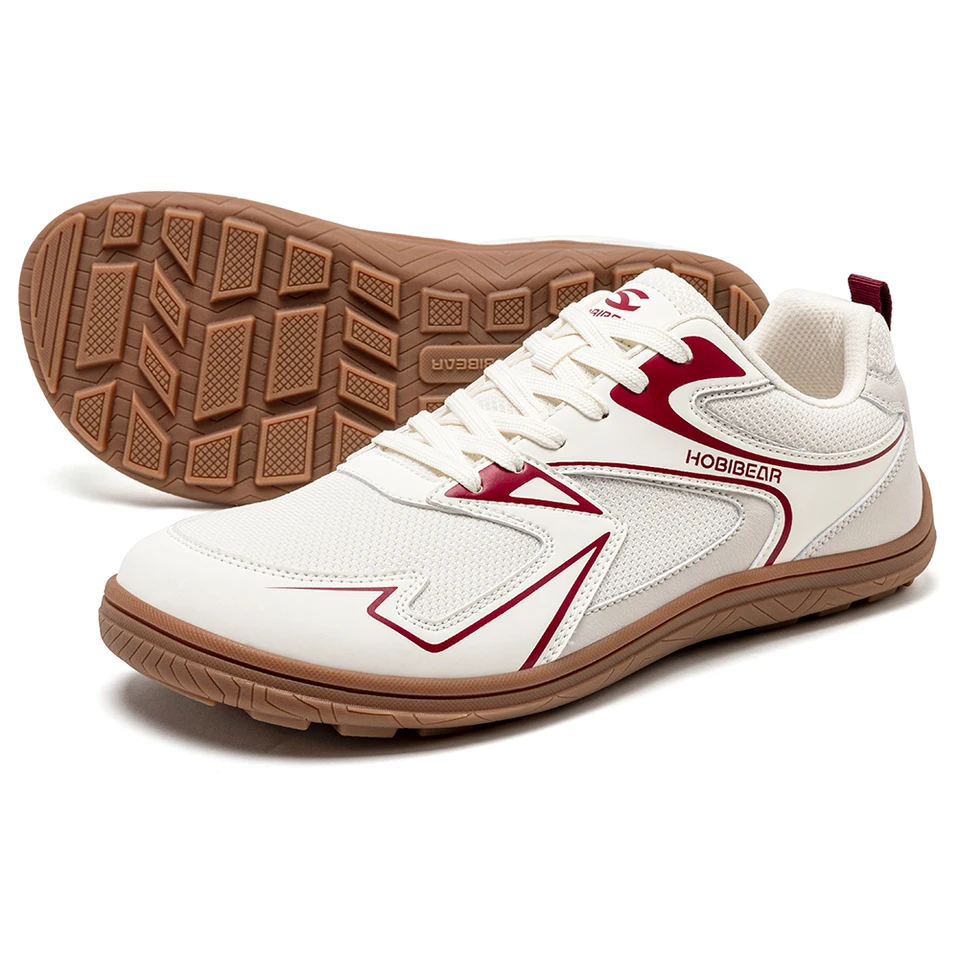 HOBIBEAR Blotevoetenschoenen voor dames en heren, brede teenbox, comfortabele trailrunning-sneakers, blauw, 37 EU Breed