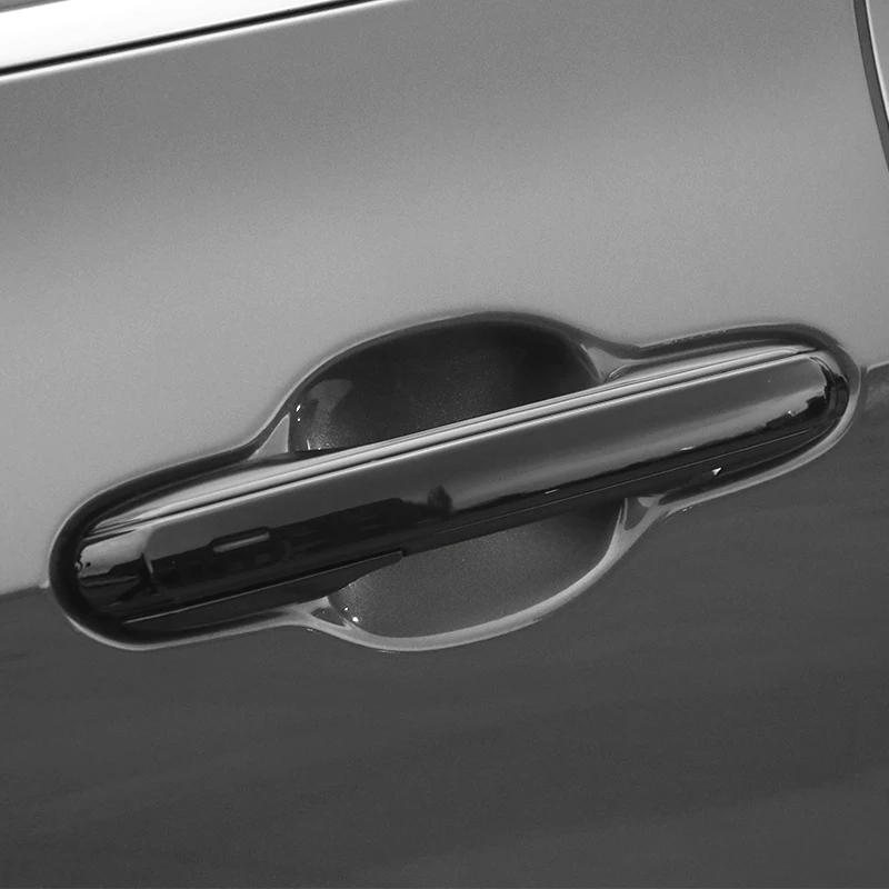 4pcs Set Carbon Fiber Texture Door Handle Cover Trim For Lexus 2022NX250nx350H450H Car Exterior Door Handle Protector Trim NX350