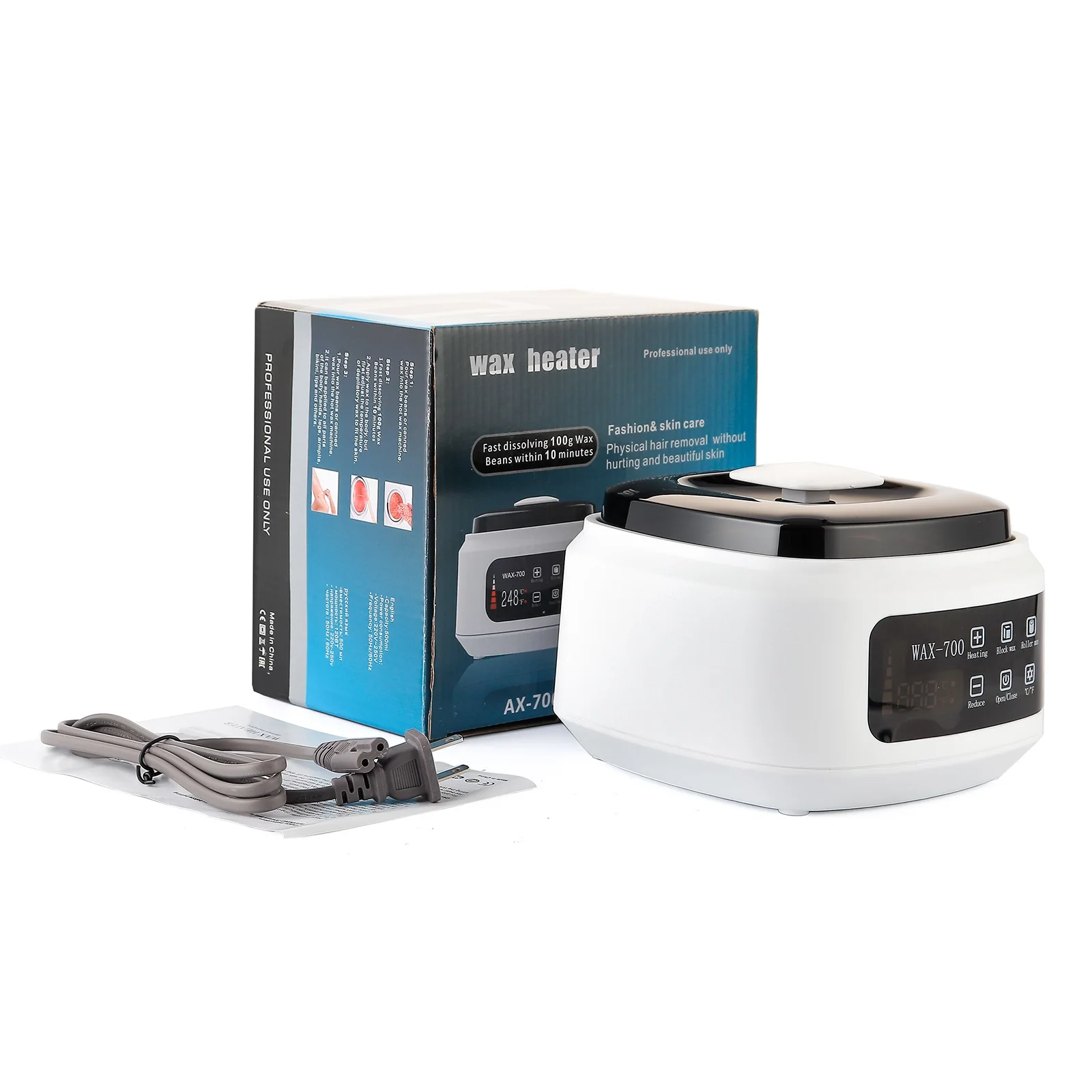 Wax Warmer for Hair Removal Depilatory Epilator Wax-melt Waxing Kit Paraffin Heater Wax Beans Bead Heating Machine 6