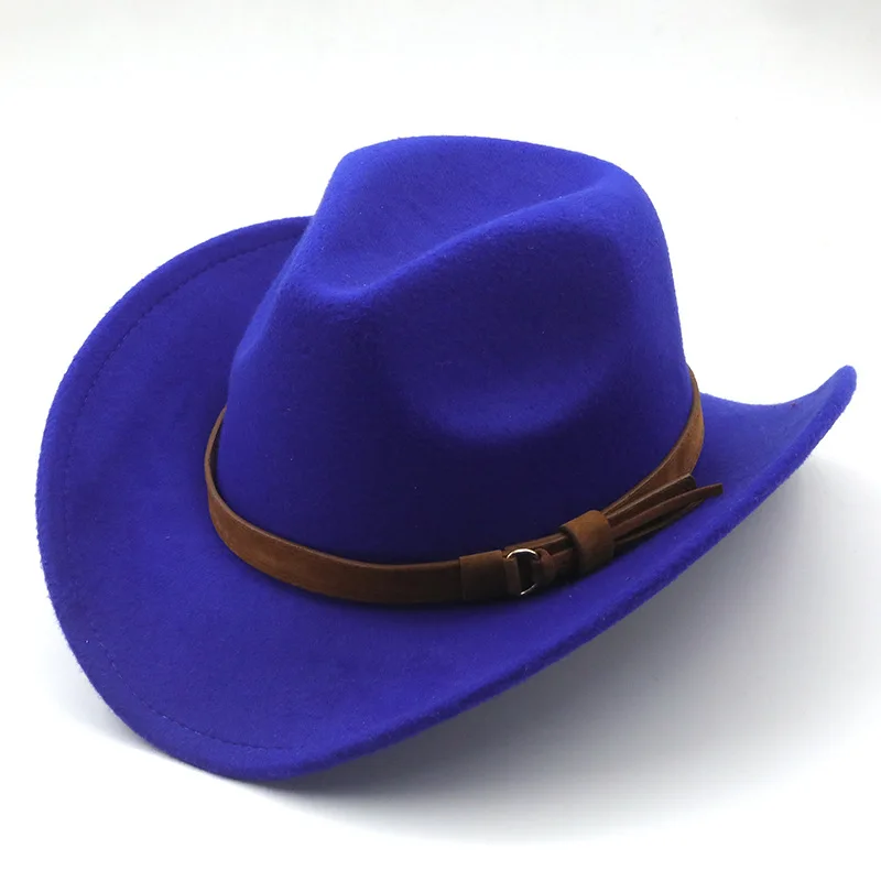 Western Cowboy Hat Fedora Hat Men Large 