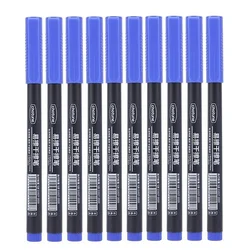 Ultra Fine Tip Dry Erase Markers Set - 0.5mm, 3 Vibrant Colors (10Pcs blue set)