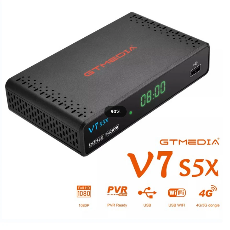 Brazil Satellite Tv Receiver Gtmedia V7s5x Dvb-s/s2/s2x, H .265 Biss ...