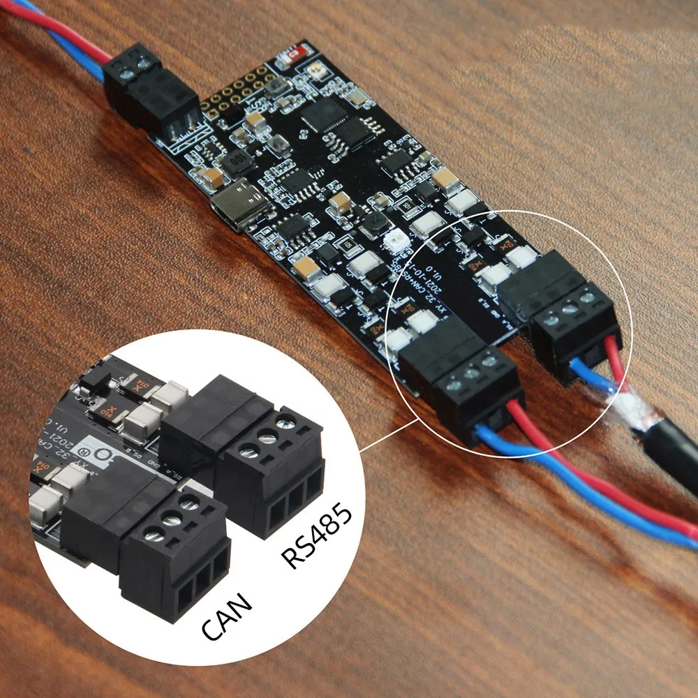ABGN T-CAN485 CAN -485는 TF 카드 WIFI 블루투스 무선 IOT 제어 모듈 개발 보드를 지원합니다.