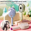 Hair Care Spray Massage Comb Electric Hair Massage Brush with Spray Function Aromatherapy Mist Detangling Anti Static Comb