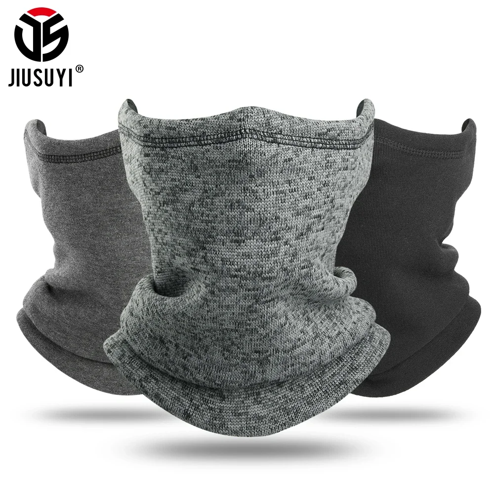Winter Head Scarf Cold Weather Magic Fleece Headband Neck Gaiter Warmer Half Face Scarves Tube Mask Snowboard Bandana Men Women