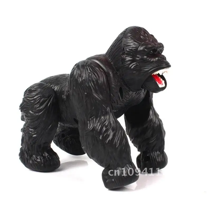 Lighting Infrared High Simulation Gorilla Remote Control Animal Electric Gifts Funny Can Kid Music Toy Effect Sound Terrifying