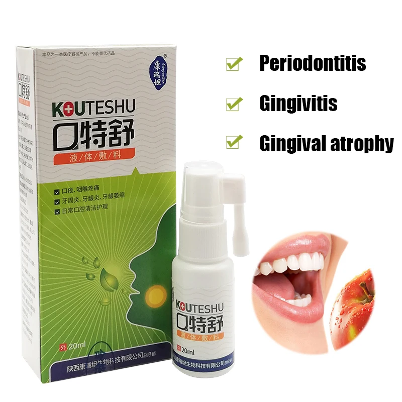 20ml Mouth Ulcer Spray Oral Antibacterial Liquid Gum Swelling Cream