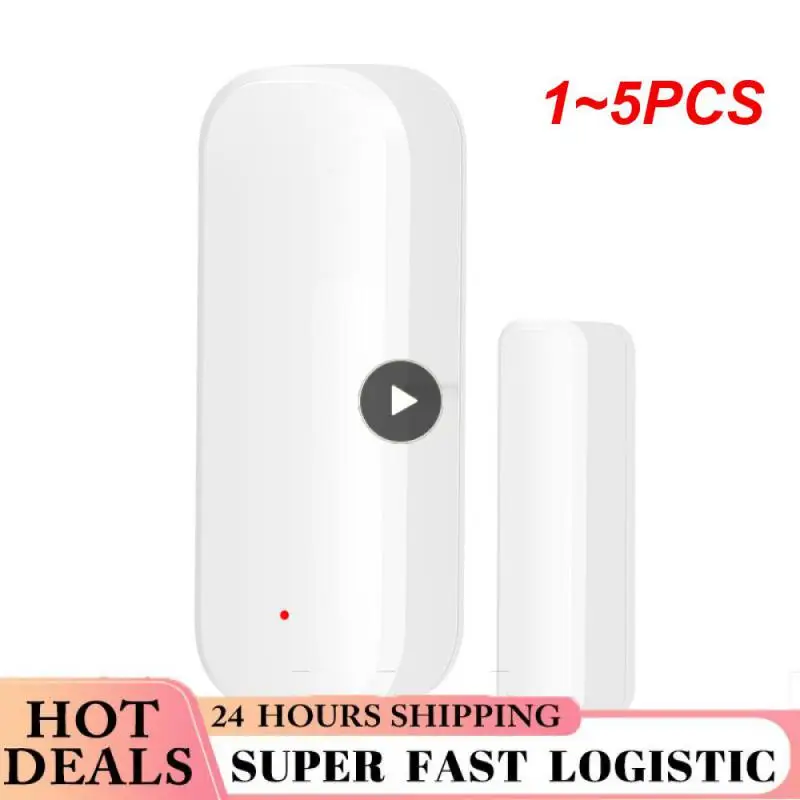 

1~5PCS Tuya Smart WiFi Door Window Sensor Open Closed Magnetic Detector Smart Home APP Voice Control Via Alexa Home Smart