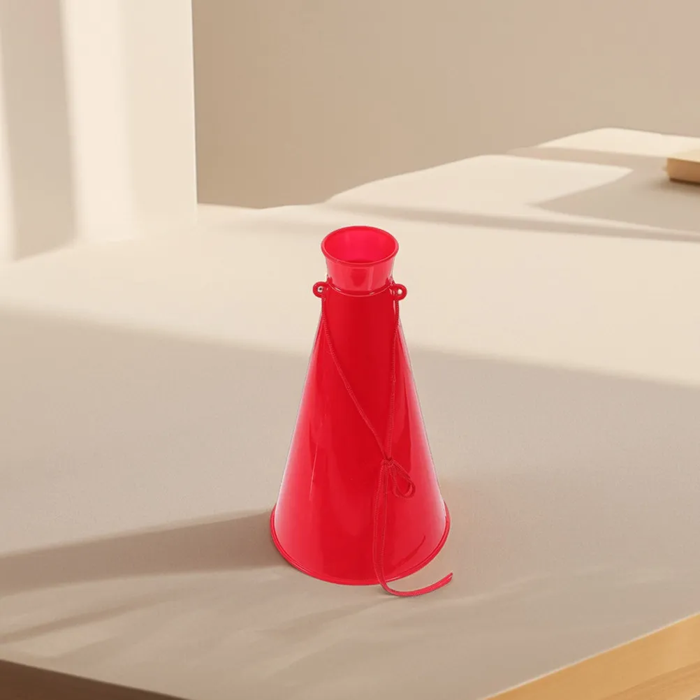 2Pcs 휴대용 플라스틱 응원 메가폰 스포츠 게임 파티를 위한 생생한 색상 야외 이벤트 Noisemaker 스피커