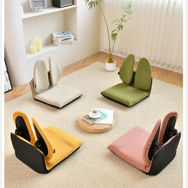 Tatami backrest chair Bay window backrest chair footless Ergonomic sitting back chairs for bedroom Home Furniture