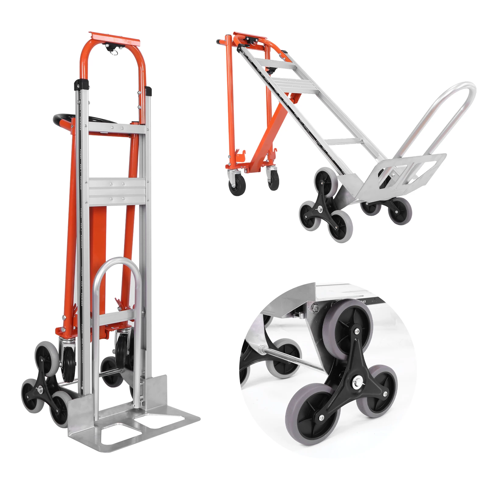 Aluminum Stair Climbing Cart with Wheel for Warehouse Moving