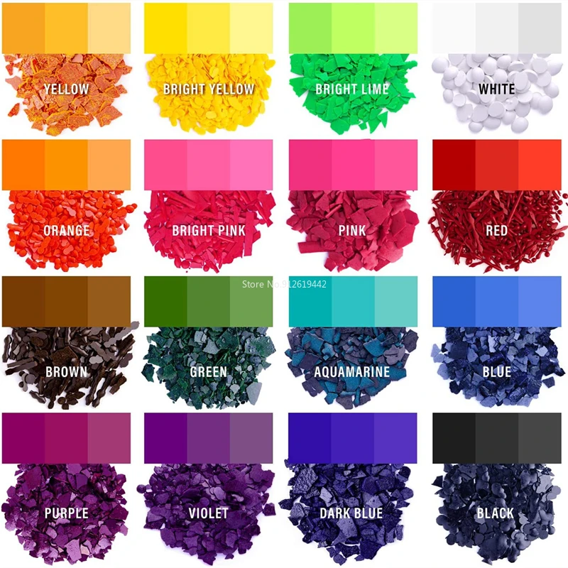 Candle Wax Color Flutter Dye Blocks