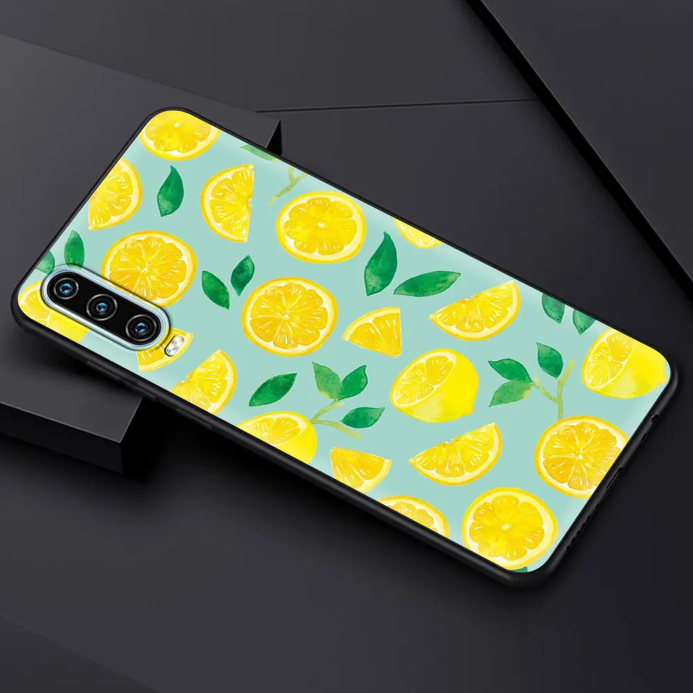 Mediterranean Lemon Soft Phone Case Cover