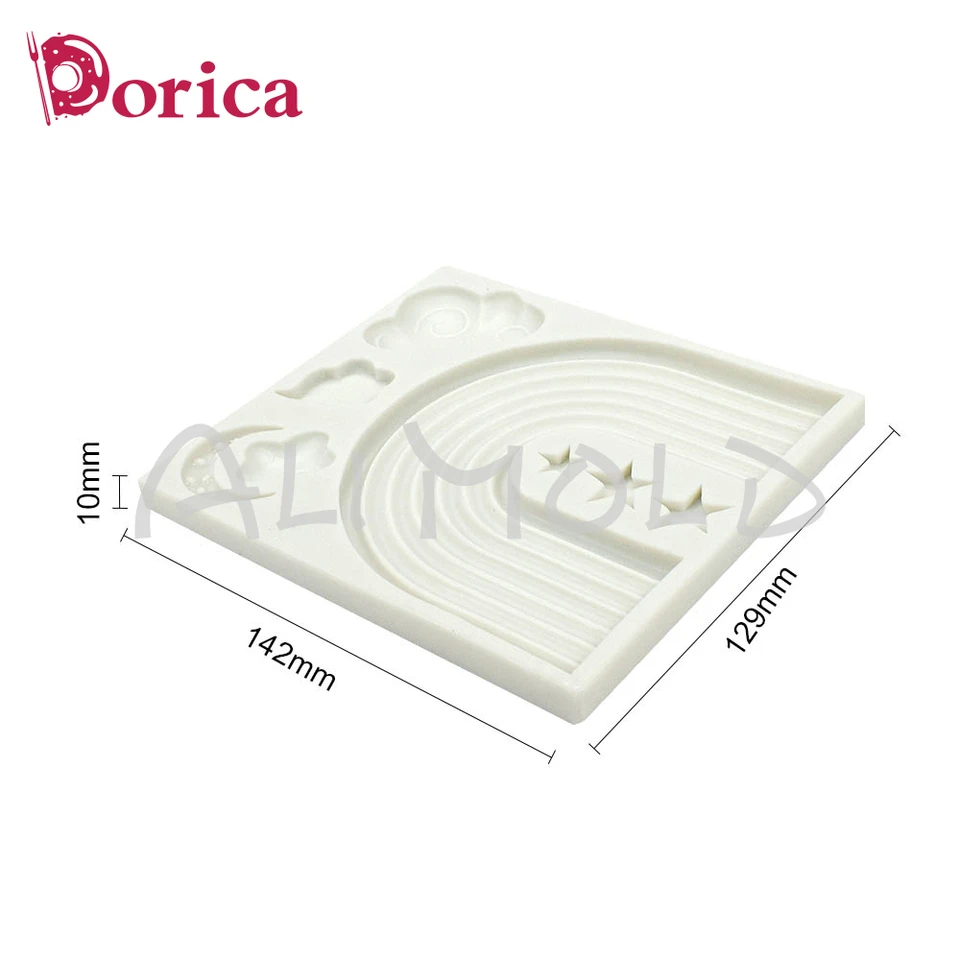 Stampi in silicone 3D per cioccolato, luna, stella, decorazione per torte, stampo in silicone duro per decorare torte