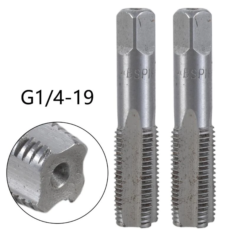 HSS 55° 4 플루트 G1/4-19 BSP 55도 파이프 1/4'' 나사 탭 플러그